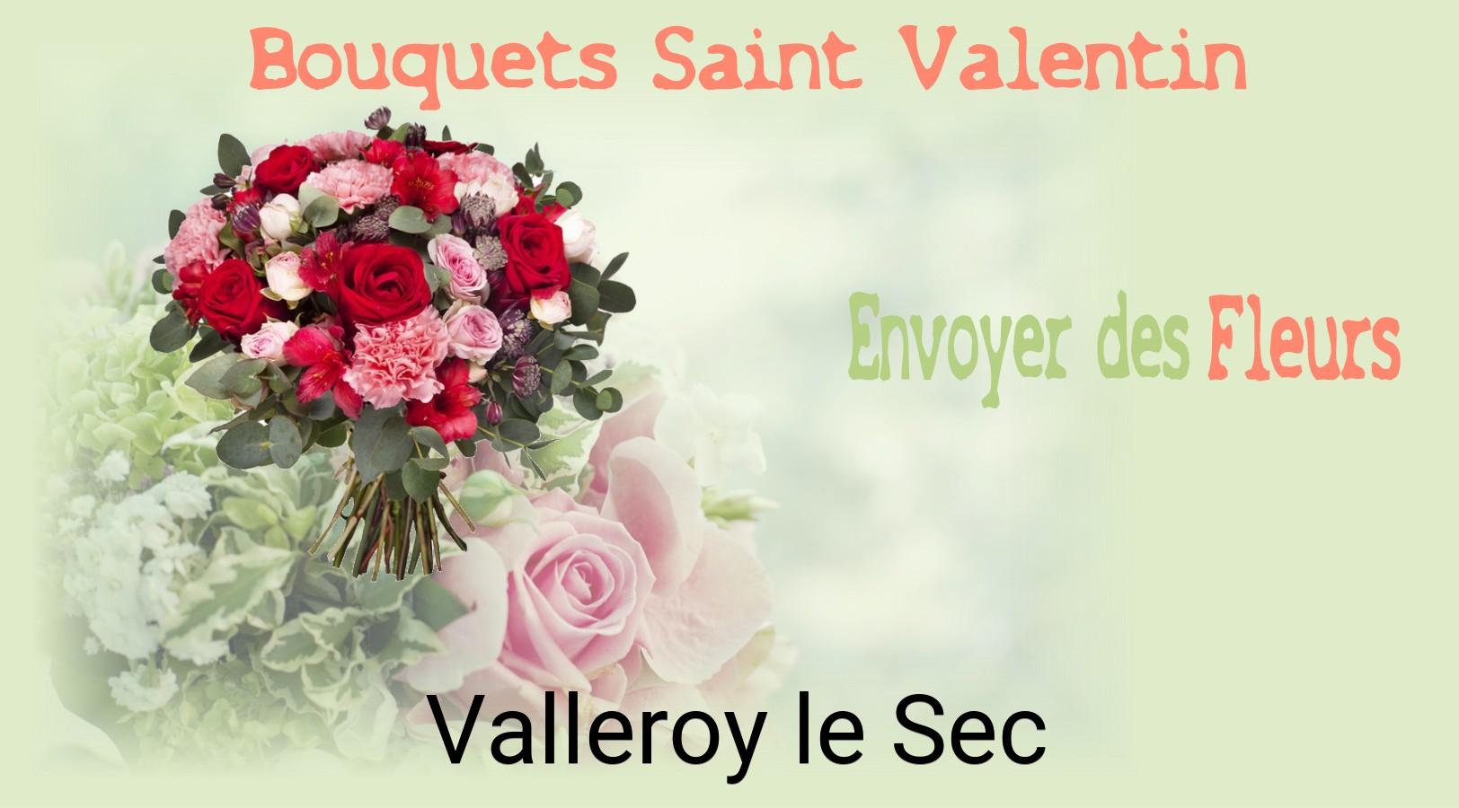 Roses de Saint-Valentin livrées à Valleroy-le-Sec